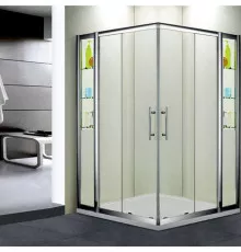 Душевой уголок RGW Hotel HO-312 110x110 профиль Хром стекло прозрачное