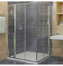 Душевой уголок RGW Hotel HO-312 130x130 профиль Хром стекло прозрачное
