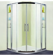 Душевой уголок RGW Hotel HO-512 130x130 профиль Хром стекло прозрачное
