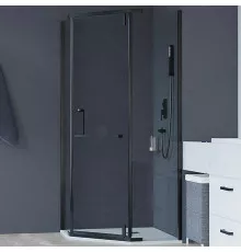 Душевой уголок RGW Hotel HO-081B 100x100 350608100-14 профиль Черный стекло прозрачное