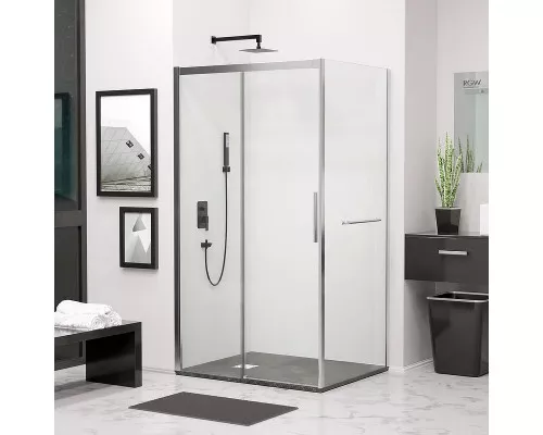 Купить Душевой уголок RGW Leipzig LE-41-1 160х90 341241169-011 профиль Хром стекло прозрачное в магазине сантехники Santeh-Crystal.ru