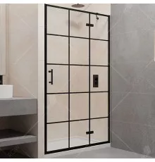 Душевая дверь RGW Passage PA-07B R 120 41080712-84R профиль Черный стекло прозрачное