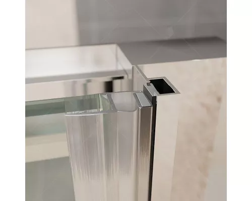 Приобрести Душевая дверь RGW Passage PA-14 100 41081410-51 профиль Хром стекло шиншилла в магазине сантехники Santeh-Crystal.ru