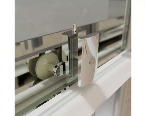 Приобрести Душевая дверь RGW Passage PA-14 100 41081410-51 профиль Хром стекло шиншилла в магазине сантехники Santeh-Crystal.ru