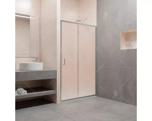 Приобрести Душевая дверь RGW Passage PA-14 100 41081410-51 профиль Хром стекло шиншилла в магазине сантехники Santeh-Crystal.ru