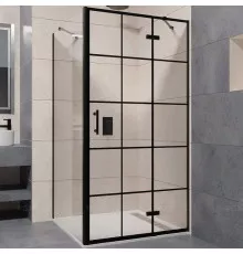 Душевой уголок RGW Passage PA-77B R 90x100 41087790-084R профиль Черный стекло прозрачное