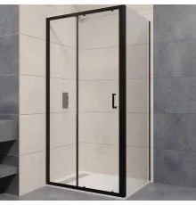 Душевой уголок RGW Passage PA-74B 130x110 410874131-14 профиль Черный стекло прозрачное