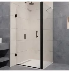 Душевой уголок RGW Passage PA-36B 70x100 41083670-014 профиль Черный стекло прозрачное