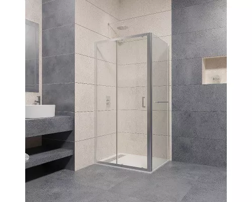 Заказать Душевой уголок RGW Passage PA-74-1 140x90 4108741149-11 профиль Хром стекло прозрачное в магазине сантехники Santeh-Crystal.ru