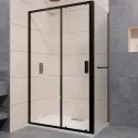 Душевой уголок RGW Passage PA-76-1B 140x100 350876140-14 профиль Черный стекло прозрачное