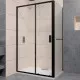 Купить Душевой уголок RGW Passage PA-76-1B 150x80 350876158-14 профиль Черный стекло прозрачное в магазине сантехники Santeh-Crystal.ru