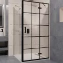 Душевой уголок RGW Passage PA-77-1B R 120x80 410877128-084R профиль Черный стекло прозрачное