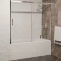Шторка на ванну RGW Screens SC-45 170x150 34114517-11 профиль Хром стекло прозрачное