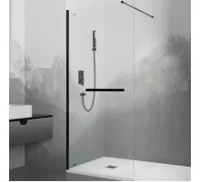 Душевая перегородка RGW Walk In WA-041B 120 35104012-14 профиль Черный стекло прозрачное