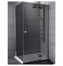 Душевой уголок Radaway Almatea KDJ 120x80 R 32141-01-05NR профиль Хром стекло графит