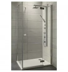 Душевой уголок Radaway Almatea KDJ 120x80 R 32141-01-01NR профиль Хром стекло прозрачное