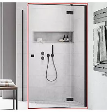 Душевая дверь Radaway Essenza New KDJ 100 R 385040-54-01R профиль Черный стекло прозрачное