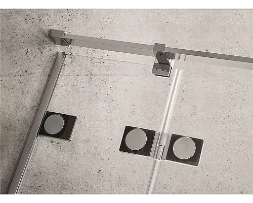 Заказать Душевая дверь Radaway Euphoria PDD 80 L 383002-01L профиль Хром стекло прозрачное в магазине сантехники Santeh-Crystal.ru