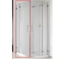 Душевая дверь Radaway Euphoria PDD 80 L 383002-01L профиль Хром стекло прозрачное