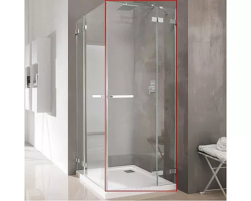 Приобрести Душевая дверь Radaway Euphoria KDD 80 383061-01R профиль Хром стекло прозрачное в магазине сантехники Santeh-Crystal.ru