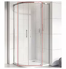 Душевая дверь Radaway Idea PDD 90 387139-01-01 стекло прозрачное