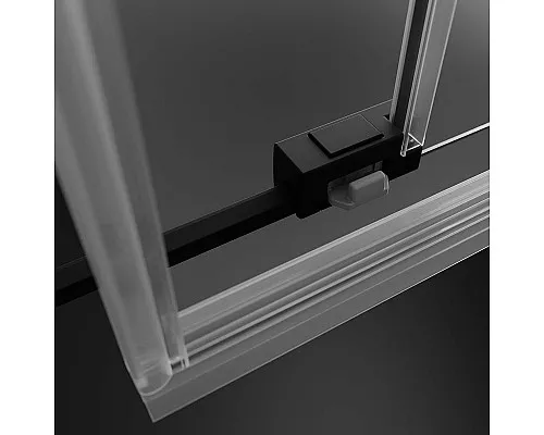 Купить Душевая дверь Radaway Idea Black KDD 80 R 387061-54-01R профиль Черный стекло прозрачное в магазине сантехники Santeh-Crystal.ru