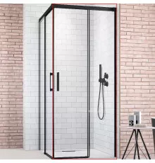 Душевая дверь Radaway Idea Black KDD 90 R 387060-54-01R профиль Черный стекло прозрачное