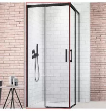 Душевая дверь Radaway Idea Black KDJ 100 L 387040-54-01L профиль Черный стекло прозрачное
