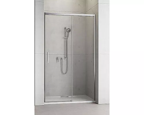 Купить Душевая дверь Radaway Idea DWJ 140 R 387018-01-01R профиль Хром стекло прозрачное в магазине сантехники Santeh-Crystal.ru