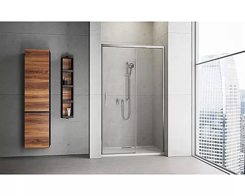 Приобрести Душевая дверь Radaway Idea DWJ 160 R 387020-01-01R профиль Хром стекло прозрачное в магазине сантехники Santeh-Crystal.ru