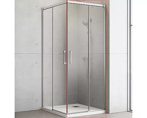 Заказать Душевая дверь Radaway Idea KDD 80 R 387061-01-01R профиль Хром стекло прозрачное в магазине сантехники Santeh-Crystal.ru