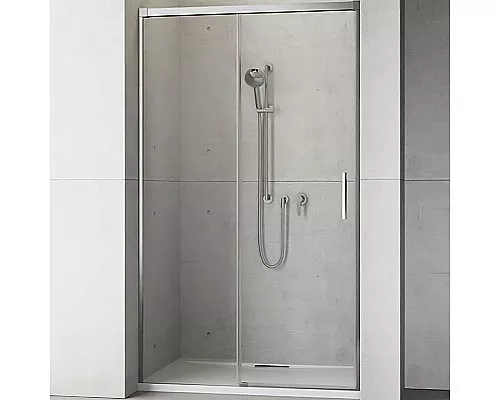 Приобрести Душевая дверь Radaway Idea DWJ 140 L 387018-01-01L профиль Хром стекло прозрачное в магазине сантехники Santeh-Crystal.ru