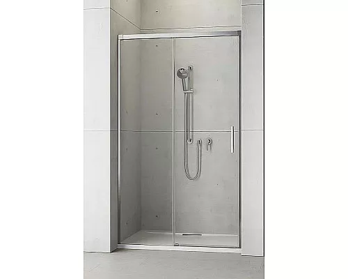 Приобрести Душевая дверь Radaway Idea DWJ 140 L 387018-01-01L профиль Хром стекло прозрачное в магазине сантехники Santeh-Crystal.ru