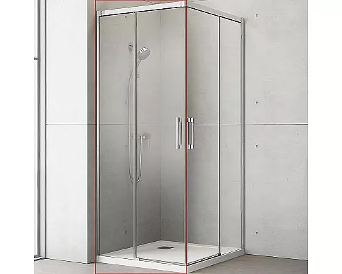 Приобрести Душевая дверь Radaway Idea KDD 100 L 387062-01-01L профиль Хром стекло прозрачное в магазине сантехники Santeh-Crystal.ru