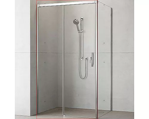 Заказать Душевая дверь Radaway Idea KDJ 120 L 387042-01-01L профиль Хром стекло прозрачное в магазине сантехники Santeh-Crystal.ru