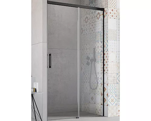 Купить Душевая дверь Radaway Idea Black DWJ 160 R 387020-54-01R профиль Черный стекло прозрачное в магазине сантехники Santeh-Crystal.ru
