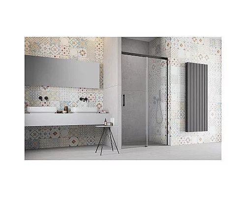 Купить Душевая дверь Radaway Idea Black DWJ 160 R 387020-54-01R профиль Черный стекло прозрачное в магазине сантехники Santeh-Crystal.ru