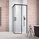 Заказать Душевая дверь Radaway Idea Black KDJ 110 R 387041-54-01R профиль Черный стекло прозрачное в магазине сантехники Santeh-Crystal.ru