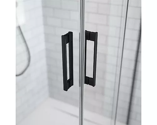 Заказать Душевая дверь Radaway Idea Black KDJ 130 R 387043-54-01R профиль Черный стекло прозрачное в магазине сантехники Santeh-Crystal.ru