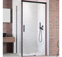 Душевая дверь Radaway Idea Black KDJ 130 R 387043-54-01R профиль Черный стекло прозрачное
