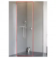 Душевая дверь Radaway Nes KDJ I 90 L 10022090-01-01L профиль Хром стекло прозрачное