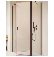 Душевая дверь Radaway Nes Black PTJ 57 R 10052000-54-01R профиль Черный стекло прозрачное