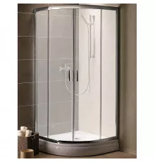 Душевой уголок Radaway Premium Plus A 1900 80x80 30413-01-02N профиль Хром стекло матовое