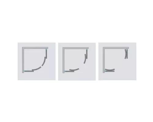 Заказать Душевой уголок Radaway Premium Plus A 1900 90x90 30403-01-01N профиль Хром стекло прозрачное в магазине сантехники Santeh-Crystal.ru