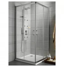 Душевой уголок Radaway Premium Plus C 1900 100x100 30443-01-01N профиль Хром стекло прозрачное