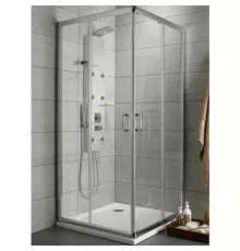Душевой уголок Radaway Premium Plus D 1900 80x100 30434-01-01N профиль Хром стекло прозрачное
