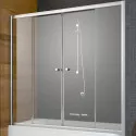 Шторка на ванну Radaway Vesta DWD 160 203160-01 профиль Хром стекло прозрачное