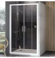 Душевая дверь Ravak 10° 10DP4 190 0ZKL0100Z1 профиль Белый стекло Transparent
