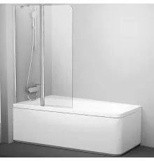 Шторка на ванну Ravak 10° CVS2-100 100х150 L 7QLA0C03Z1 профиль Хром стекло Transparent