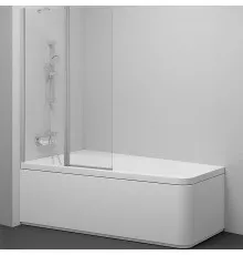 Шторка на ванну Ravak 10° CVS2-100 100х150 L 7QLA0U03Z1 профиль Сатин стекло Transparent